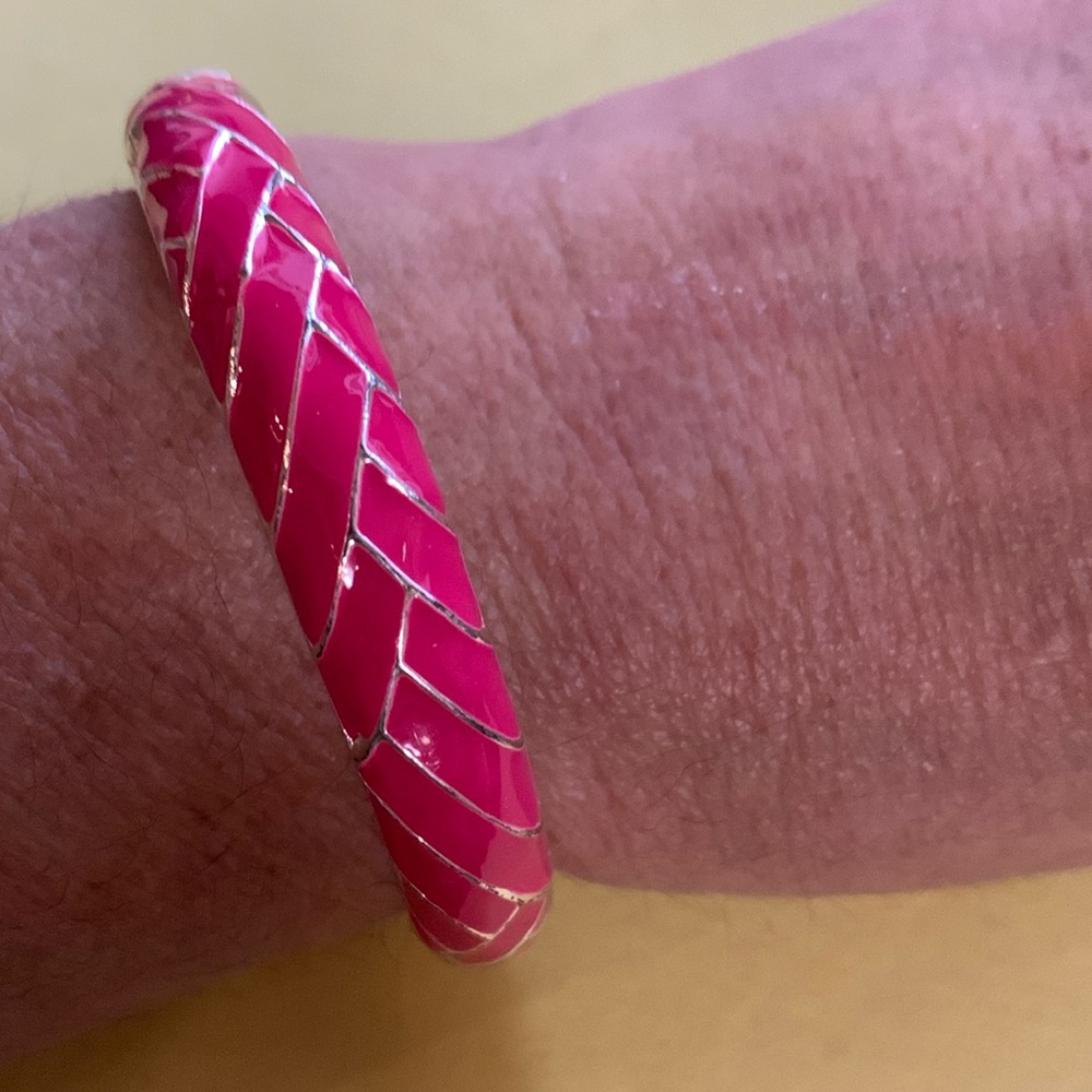 Pink and silver bracelet*